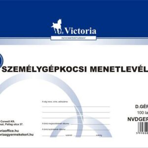 Személygépkocsi menetlevél