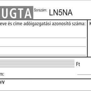 Egysoros nyugta