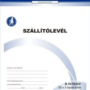 Szállítólevél