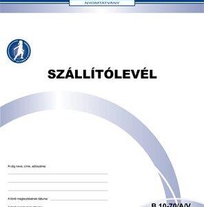 Szállítólevél