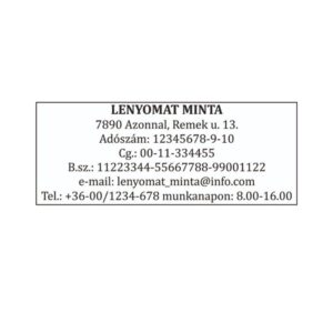 Shiny bélyegző S-844 56x21mm